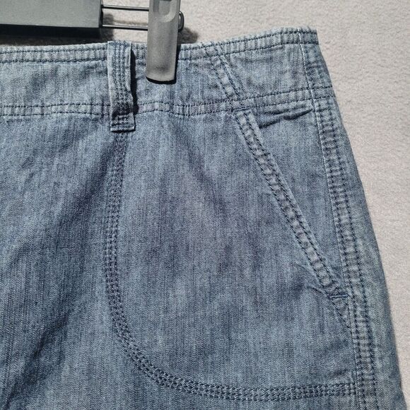 Caslon NWOT Lightweight Denim Mini Skirt Women's‎ Size 14 - Picture 2 of 4